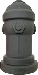 Bark Potty Soft Silicone Fire Hydrant Potty Training for Small Dogs, 4 x 7-in, Grey