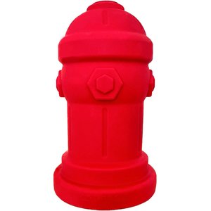 Bark Potty Soft Silicone Fire Hydrant Potty Training for Small Dogs, 4 x 7-in, Red