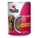 Nulo Land & Sea Grain-Free Lamb & Herring in Broth Pate Wet Dog Food, 12-oz can, case of 5