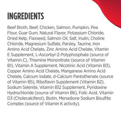 Show full view: Nulo Land & Sea Grain-Free Beef & Salmon in Broth Pate Wet Dog Food, 12-oz can, case of 5 slide 8 of 11