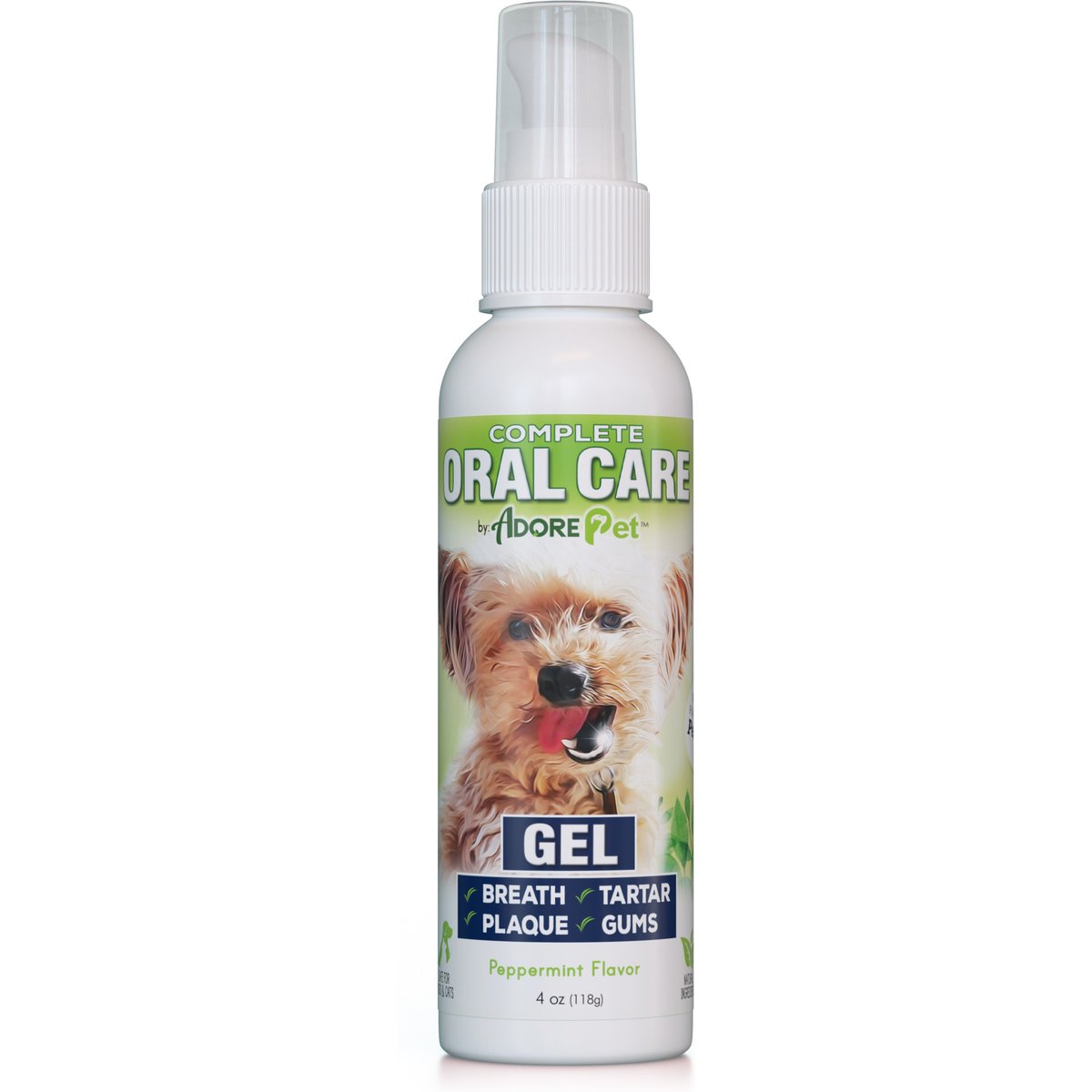 ADORE Pet Complete Oral Care Dental Gel for Dogs, 4-fl oz bottle