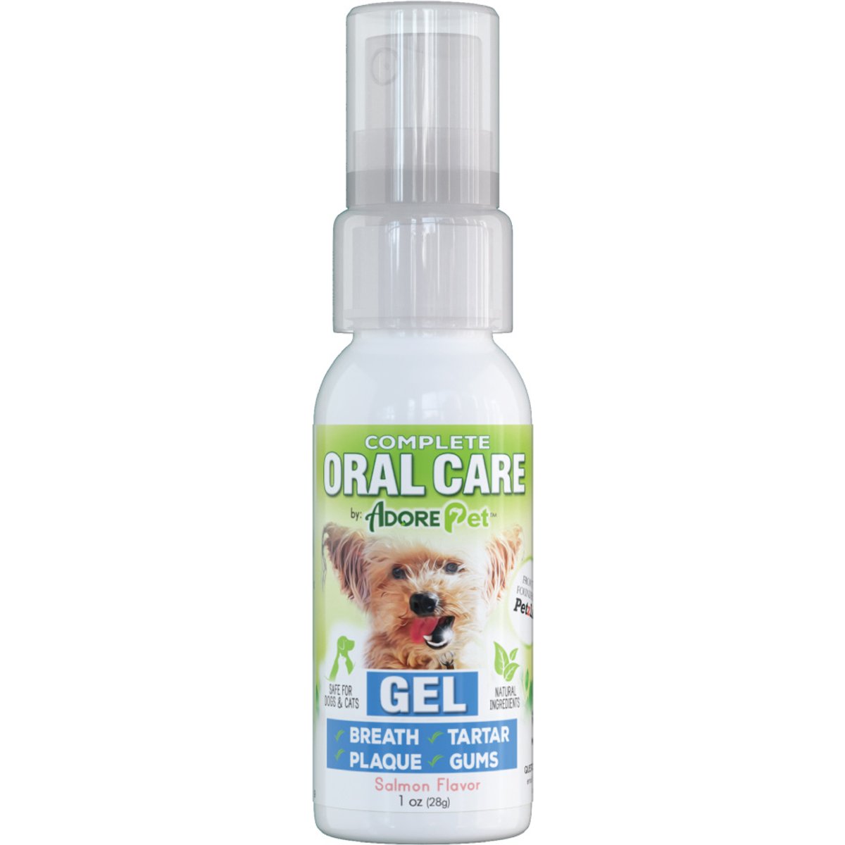 ADORE Pet Complete Oral Care Salmon Flavor Dental Gel for Dogs, 1-fl oz bottle