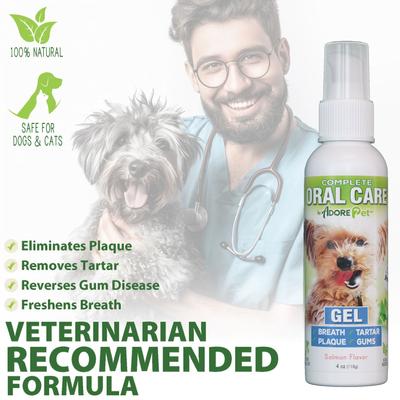 Show full view: ADORE Pet Complete Oral Care Salmon Flavor Dental Gel for Dogs, 1-fl oz bottle slide 4 of 6
