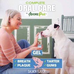 ADORE Pet Complete Oral Care Salmon Flavor Dental Gel for Dogs, 4-fl oz bottle slide 2 of 5