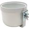 Show in main carousel: YML EasyClip Bird Bowl with Clamp & Holder, White, 3-in slide 1 of 3