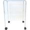 Show in main carousel: YML 4724 Metal Bird Cage Stand with Wheels, White slide 1 of 1
