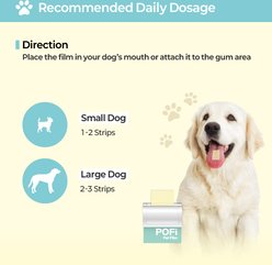 Laboflex Pofi Pet Film Strip Oral Health Dental Supplement for Dogs, 90-mg pouch, 30 count slide 2 of 9