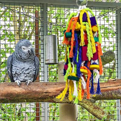 Show full view: NonoPets Cage Wood Parrot Chewing Toy slide 6 of 8