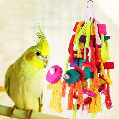 Show full view: NonoPets Cage Wood Parrot Chewing Toy slide 7 of 8