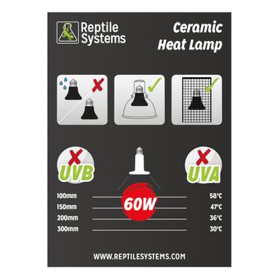 Show full view: Reptile Systems Ceramic Reptile Heat Lamp, 60-watt slide 3 of 3
