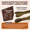 Show in main carousel: Scoochie Pet Chewka Bacon Flavored Plant-Forward Fully Digestible Dog Chew Bone, Large, 6 count slide 6 of 8