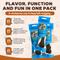 Show in main carousel: Scoochie Pet Chewka Mixed Variety Pack Bacon, Chicken & Cheese Flavored Plant-Forward Fully Digestible Dog Chew Bone, Medium, 3 count slide 7 of 8