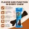 Show in main carousel: Scoochie Pet Chewka Bacon Flavored Plant-Forward Fully Digestible Dog Chew Bone, Medium, 6 count slide 7 of 8