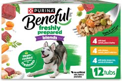 Purina Beneful Freshly Prepared Blends Variety Pack Wet Dog Food, 10-oz, case of 12