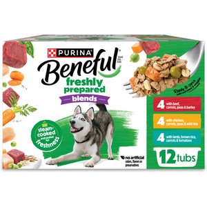 Purina Beneful IncrediBites with Real Beef, Carrots, Wild Rice & Gravy Small Breed Wet Dog Food, 3-oz can, case of 12