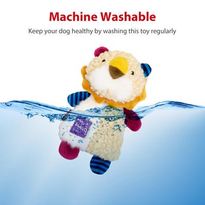 Show full view: Gigwi Crinkle Squeaky Plush Dog Toy, Beige slide 7 of 10