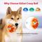Show in main carousel: Gigwi Squeaky Plush Ball Dog Toy, Orange slide 3 of 8