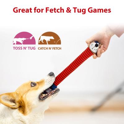 Show full view: Gigwi Crunchy Neck Squeaky Plush Dog Toy, Red slide 5 of 9