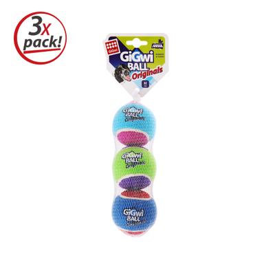 Show full view: Gigwi Dog Tennis Balls, Blue, 2.5-in, 3 count slide 7 of 8