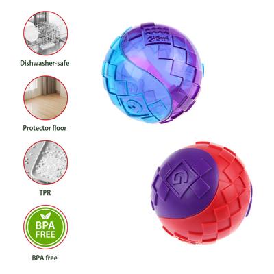 Show full view: Gigwi Dog Balls Interactive Dog Toys, Multi, 2.5-in, 2 count slide 5 of 10