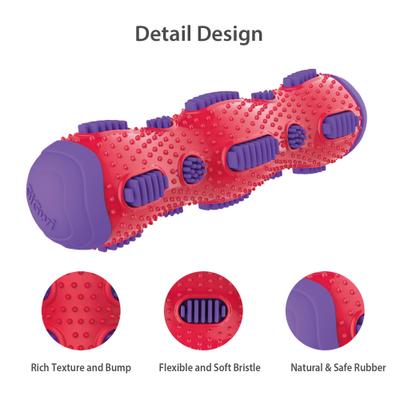 Show full view: Gigwi Toothbrush Stick Dental Chewy Dog Toy, Purple slide 5 of 8