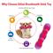 Show in main carousel: Gigwi Toothbrush Stick Dental Chewy Dog Toy, Purple slide 3 of 8
