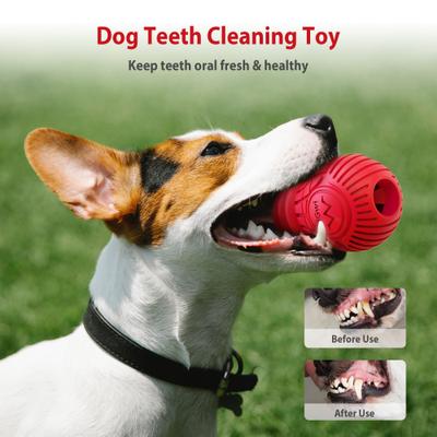 Show full view: Gigwi Bulb Treat Dispensing Dog Toy, Red, Medium slide 6 of 9