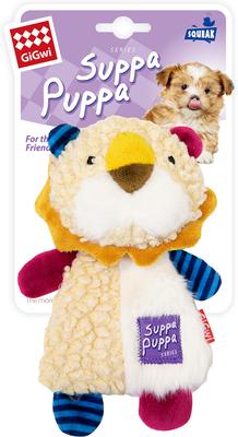 Show full view: Gigwi Crinkle Squeaky Plush Dog Toy, Beige slide 8 of 10