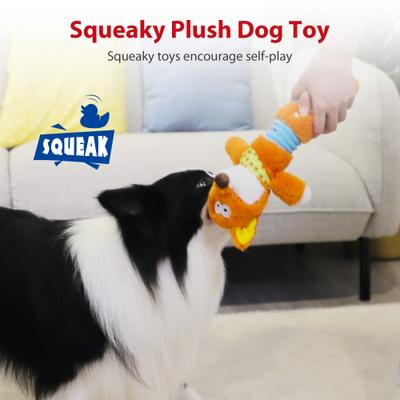 Show full view: Gigwi Fox Squeaky Plush Dog Toy slide 5 of 9