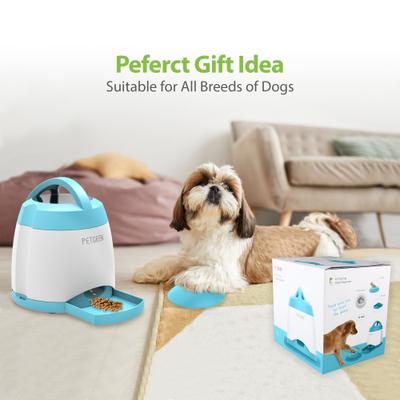 Show full view: PETGEEK Rechargeable IQ Training Dog Treat Dispenser Feeder Toy, Blue slide 8 of 9