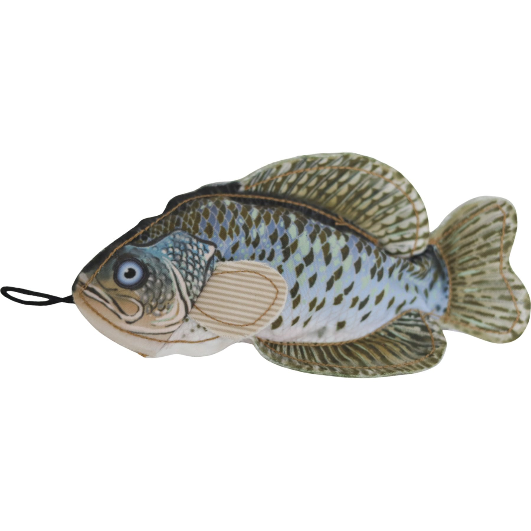 SteelDog USA Denim Crappie Crinkle Plush Dog Toy