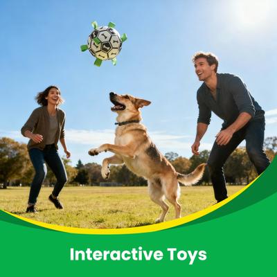 Show full view: Nocciola Soccer Ball with Straps Interactive Dog Toy, Black & White, 9-in slide 6 of 8