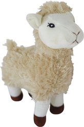 SteelDog USA Barnyard Baller Llama Crinkle Plush Dog Toy