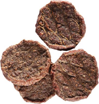 Show full view: Happy Howie's Baker's Dozen 2-in Beef Burger Dog Treats, 13 count pouch slide 4 of 7