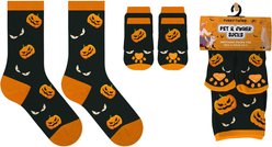 Furry Twinz Pumpkin Christmas Matching Pet & Owner Fun Socks