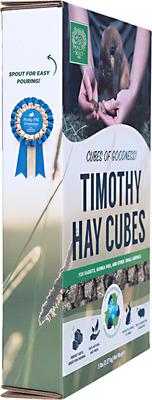 Show full view: Small Pet Select Straight Timothy Hay Cubes Rabbit Treats, 5-lb box slide 3 of 6