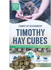 Small Pet Select Straight Timothy Hay Cubes Rabbit Treats, 5-lb box