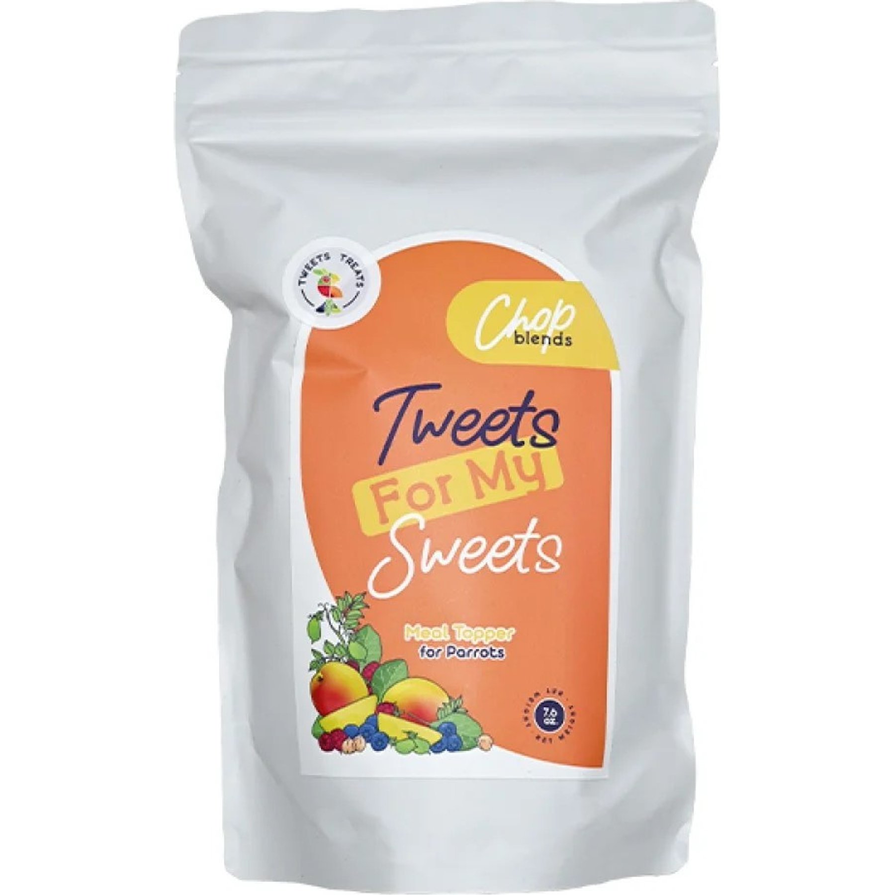 Tweets Treats Tweets for My Sweets Seed Blend Parrot Treats, 3.1-oz bag