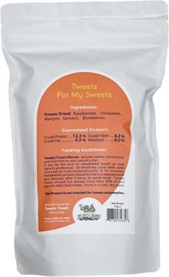 Show full view: Tweets Treats Tweets for My Sweets Seed Blend Parrot Treats, 3.1-oz bag slide 2 of 3