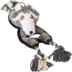 SteelDog USA Flat Tugger Wolf Stuffing-Free Tug Dog Toy