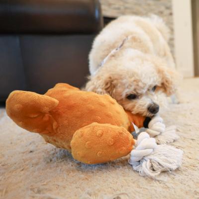 Show full view: SteelDog USA Ropers Turkey Squeaky Plush Dog Toy slide 4 of 7