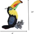 Show in main carousel: SteelDog USA Ruffian Bird Toucan Squeaky Plush Dog Toy slide 3 of 6