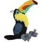 Show in main carousel: SteelDog USA Ruffian Bird Toucan Squeaky Plush Dog Toy slide 1 of 6