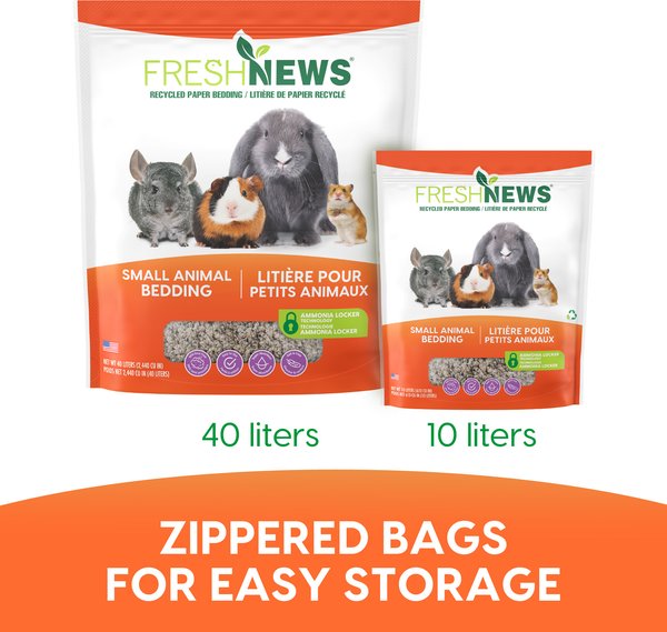Show full view: Fresh News Recycled Paper Small Animal Bedding, 40-L slide 7 of 9
