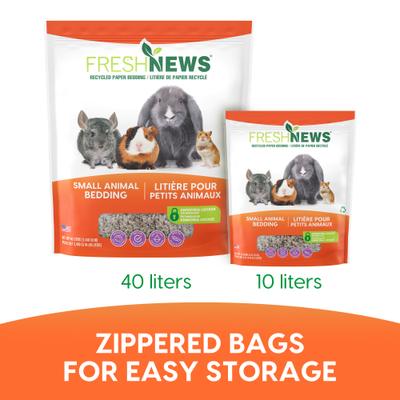 Show full view: Fresh News Recycled Paper Small Animal Bedding, 40-L slide 7 of 9