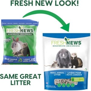 Fresh News Recycled Paper Small Animal Litter, 10-L
