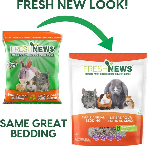 Show full view: Fresh News Recycled Paper Small Animal Bedding, 40-L slide 2 of 9