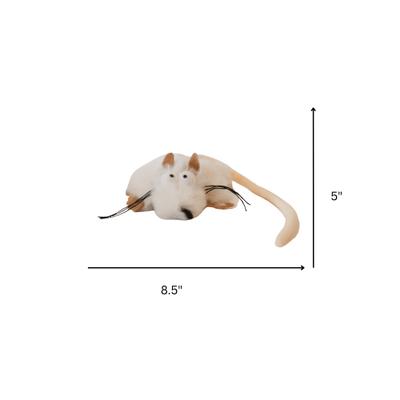 Show full view: SteelDog USA Combo Critter Plush Cat Toy with Catnip Pouch, White slide 3 of 3