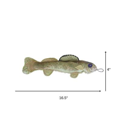 Show full view: SteelDog USA Denim Walleye Crinkle Plush Dog Toy slide 3 of 6