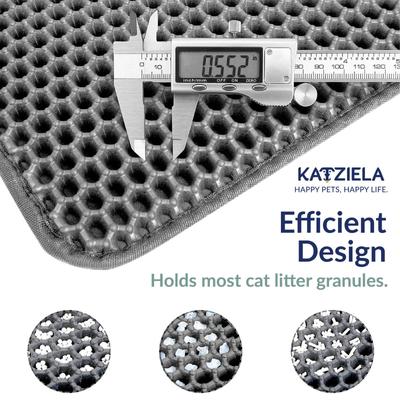Show full view: Katziela MeowLitter Cat Litter Mat, Grey, 30 x 24-in slide 7 of 7